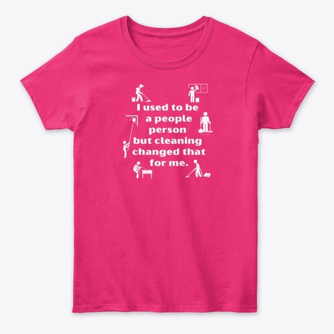 A People Person Housekeeping Heliconia T-Shirt Front
