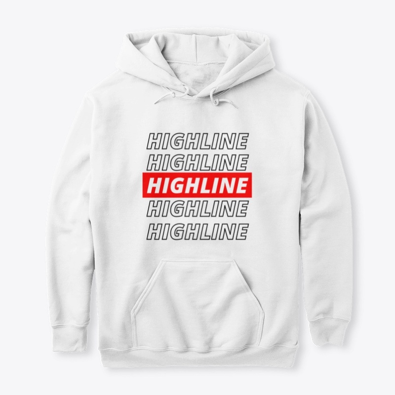 Highline, red and white
