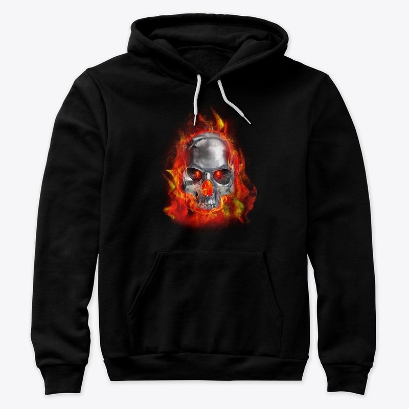 Flaming Skull