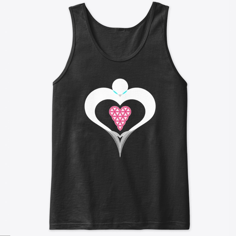 Heart angel - Heart of Life, White-Red