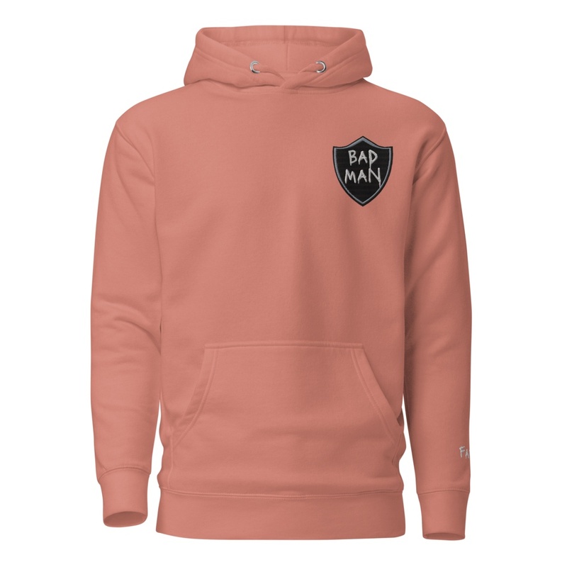 Bad Man 1620 - Embroidered Soft-Wash Hoodie - Embroidered Soft-Wash Hoodie