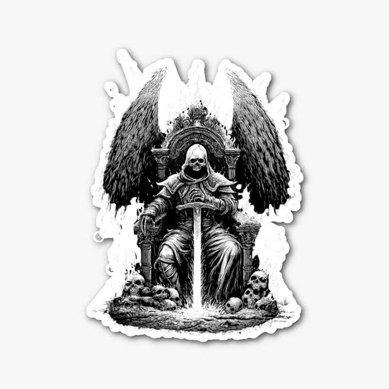 Skull King on Bone Throne