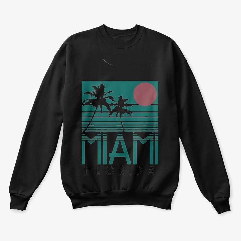 Miami Florida Vintage Retro Palm Trees