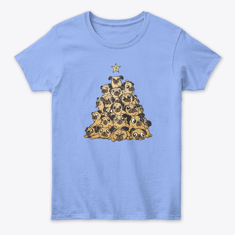 Pugs Christmas Tree