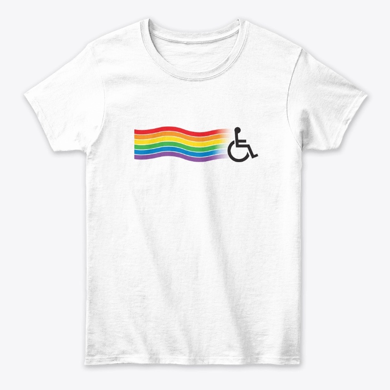 Rainbow Pride Wheelchair 1