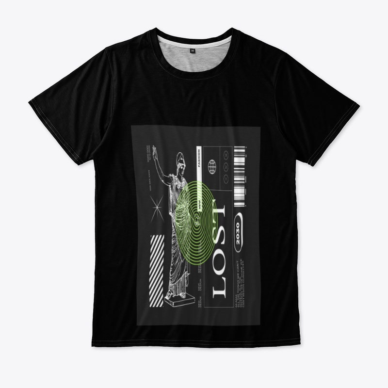 Vibrant black and white Tishirt 