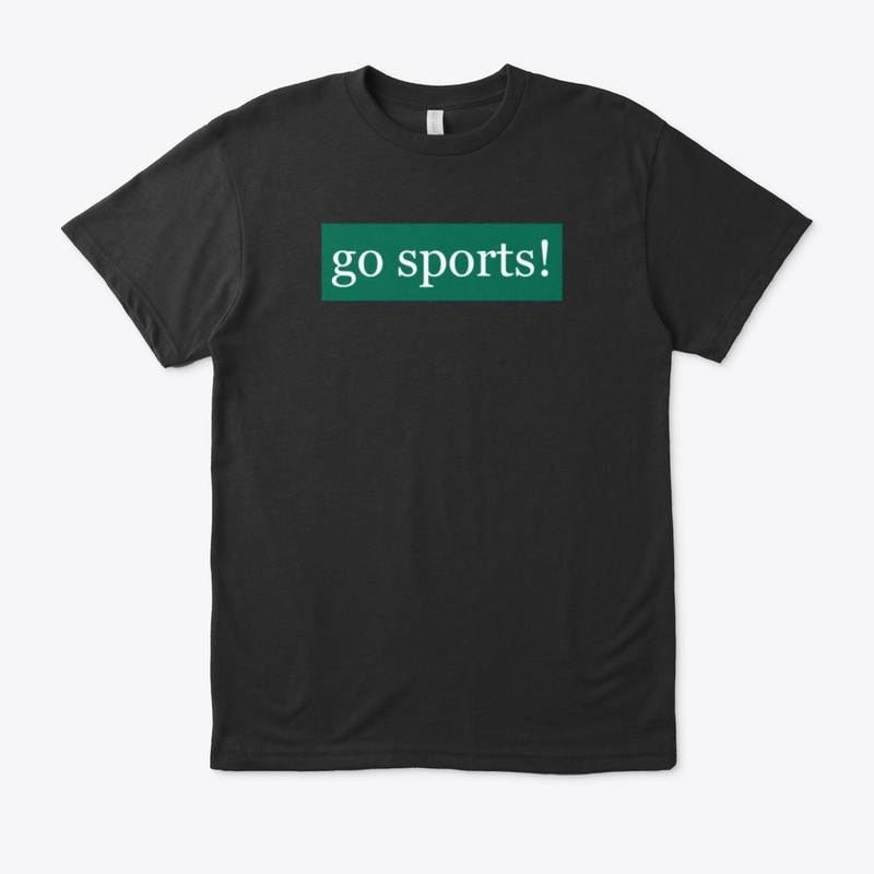 Go Sports Written in White on Green