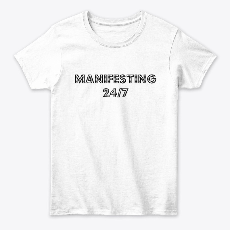 Manifesting 24/7 tee - white