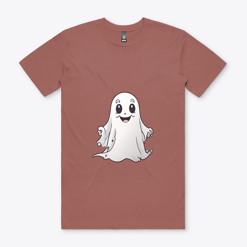 Cute little ghost with unsettling