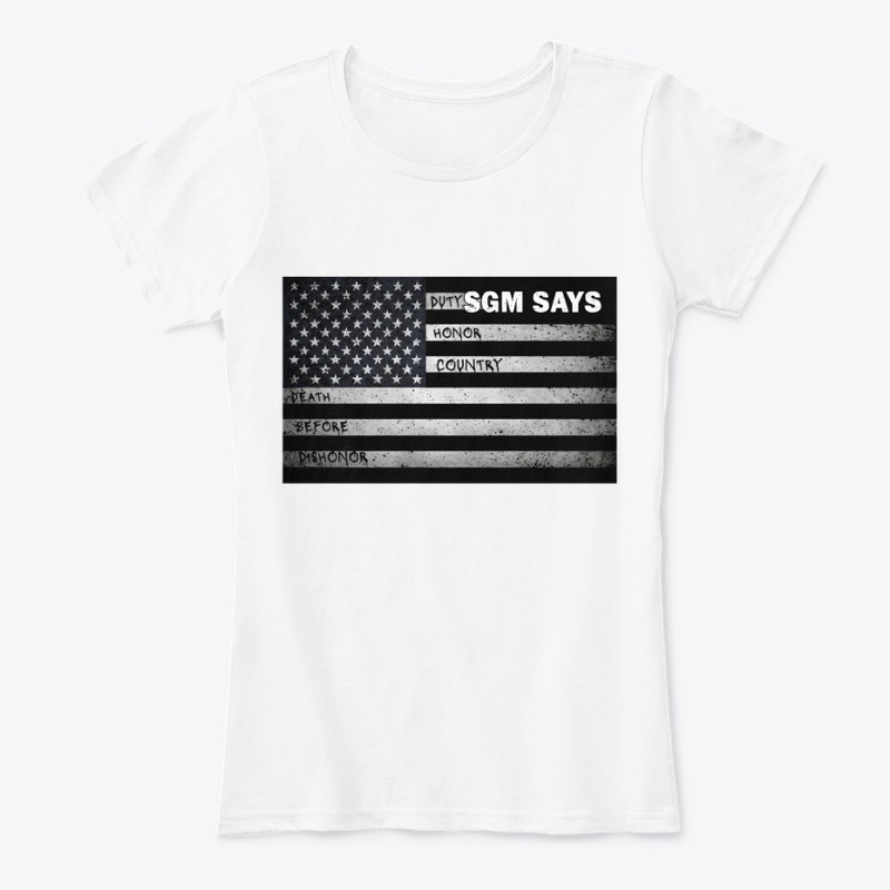 Duty Honor Country Flag - Women's Comfort Tee - Women's Comfort Tee - Women's Comfort Tee - Women's Comfort Tee
