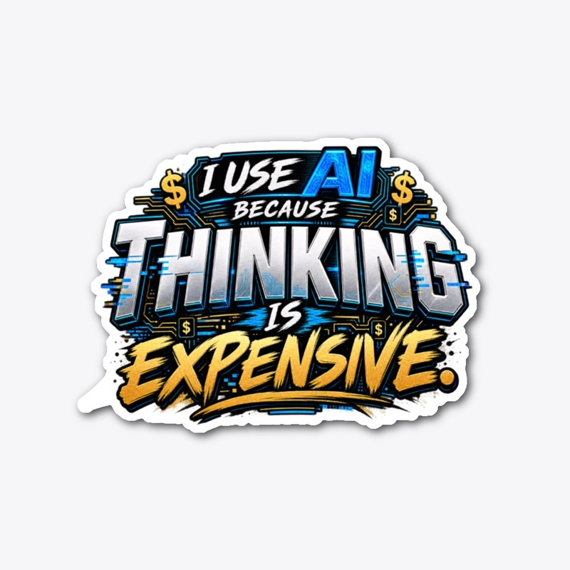 I USE AI BECAUSE THINKING IS EXPENSIVE