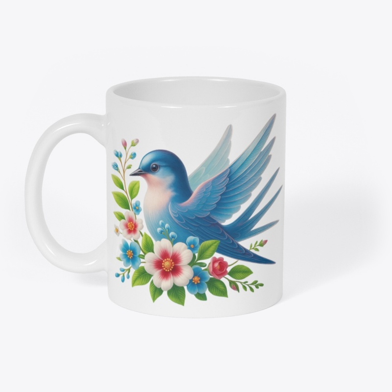 Swallowbird Garden Mug