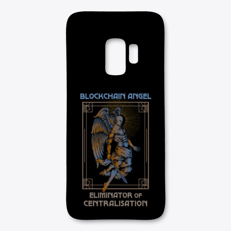 Blockchain Angel Heraldry (black)