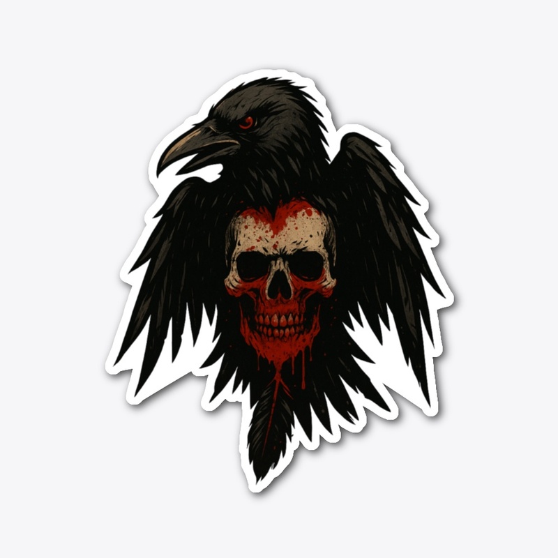 Del Cuervo Cartel "Crow Sticker"