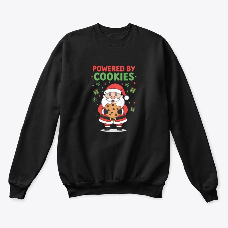Funny Santa Cookies Christmas Hoodie
