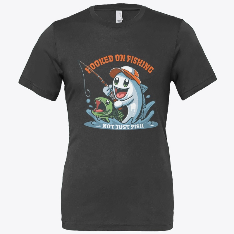 Hooked on Fishing Cartoon