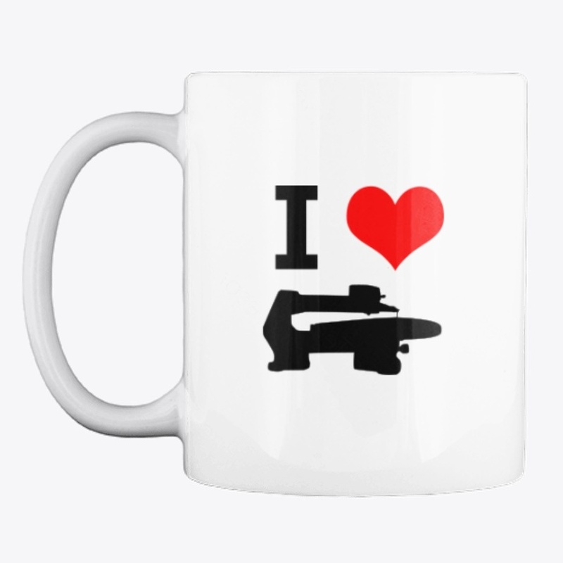 I Heart Scroll Saw - Coffee Mug