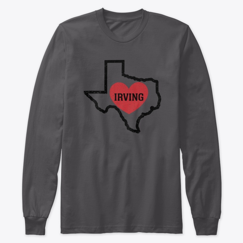 Irving Texas Heart Shirt City State