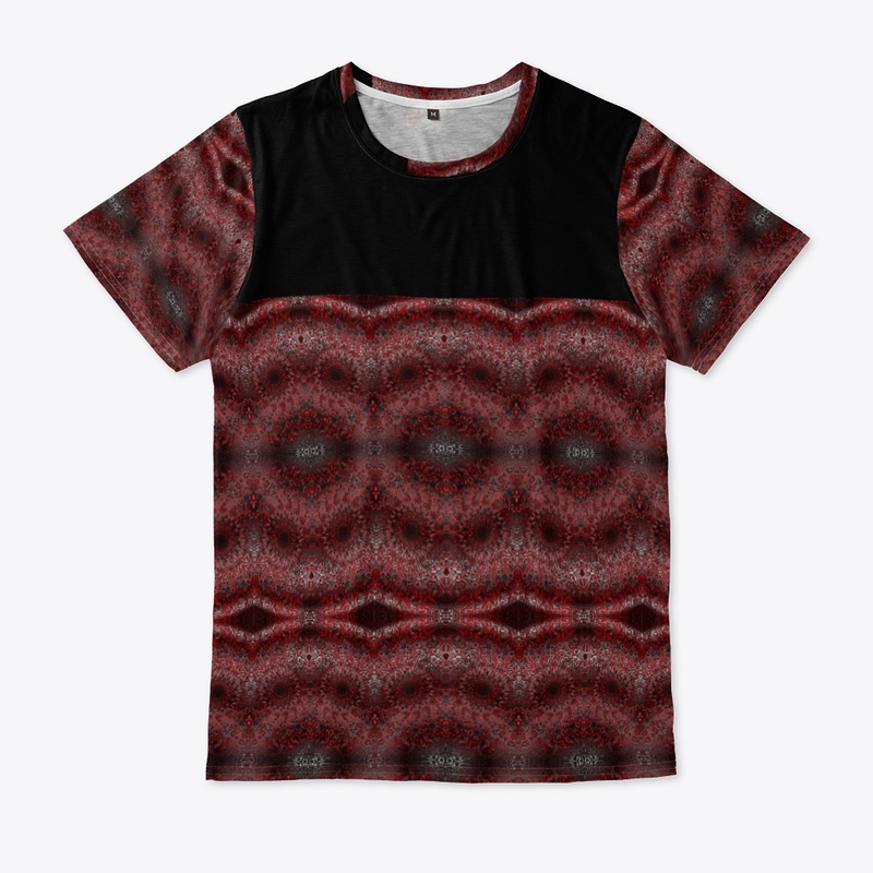 deep red mandala