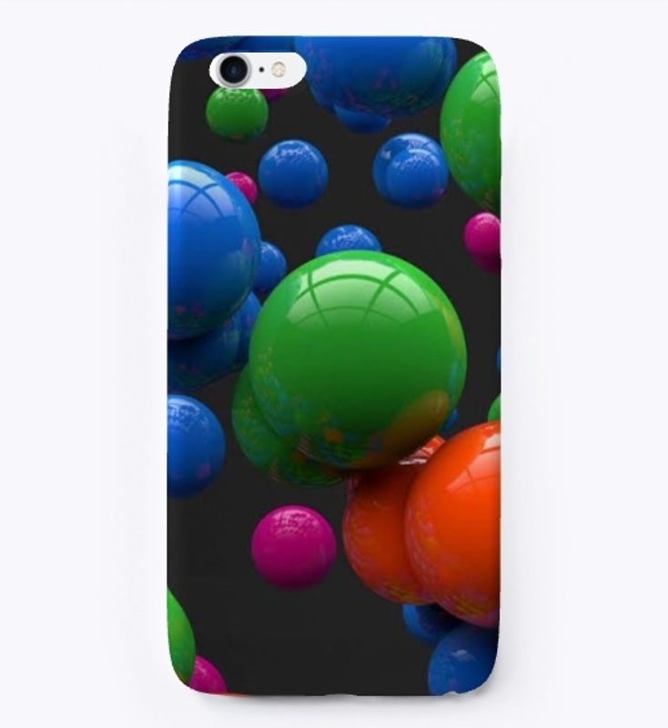Black colourful case