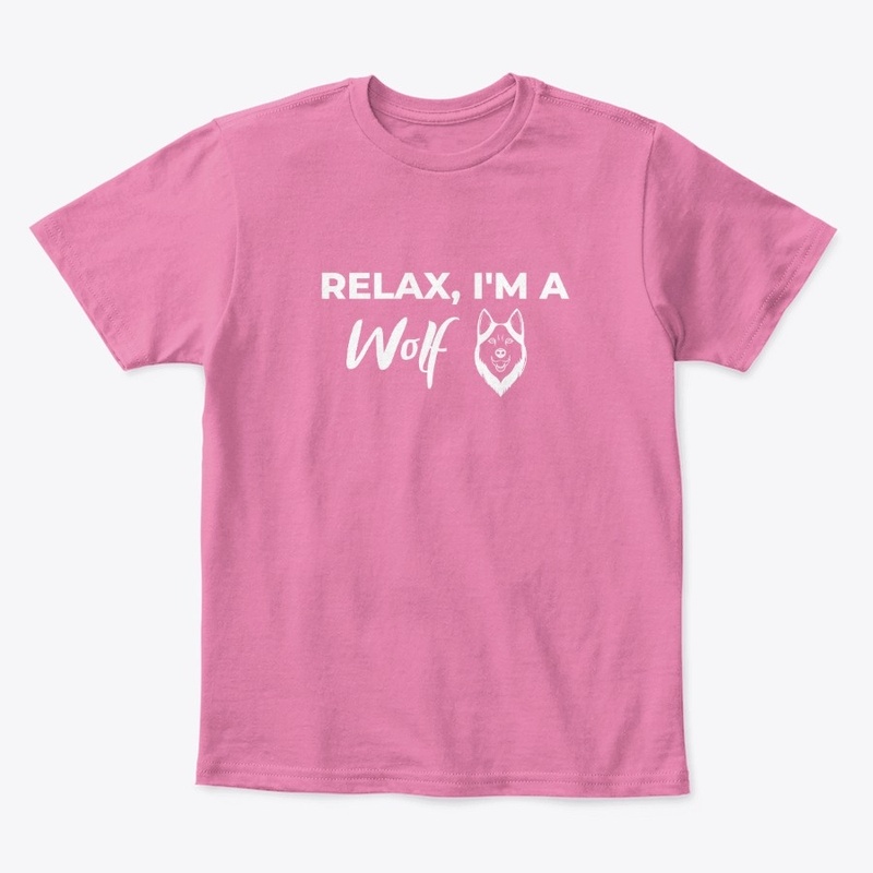 Siberian Husky Relax, I'm a Wolf Design