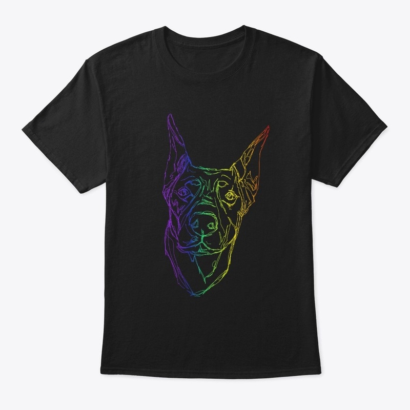 Rainbow Doberman