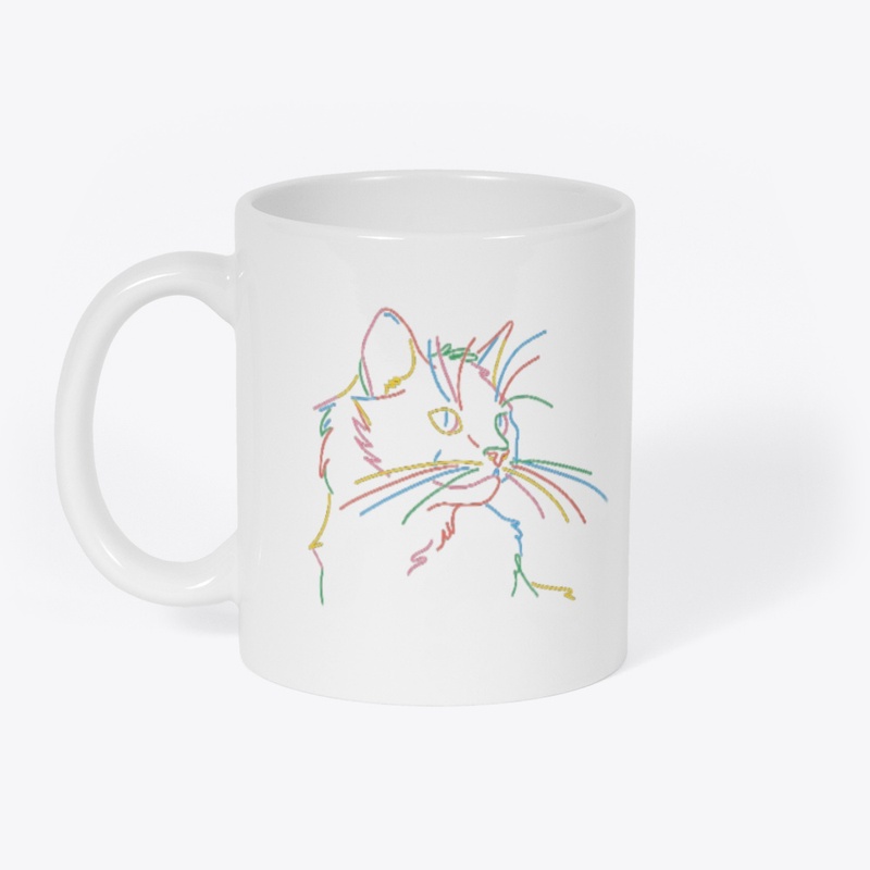 Cat Print T-Shirt & Hoodies