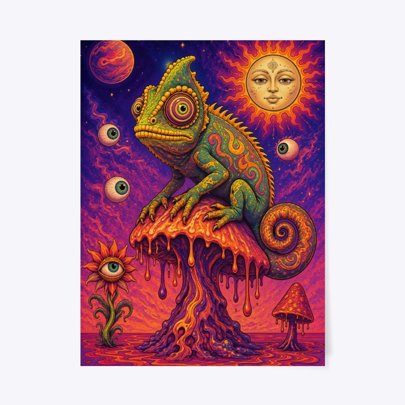 Psychedelic Chameleon Vision