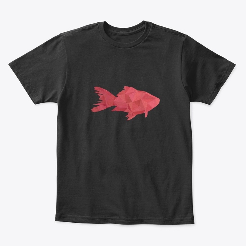 Digital red fish
