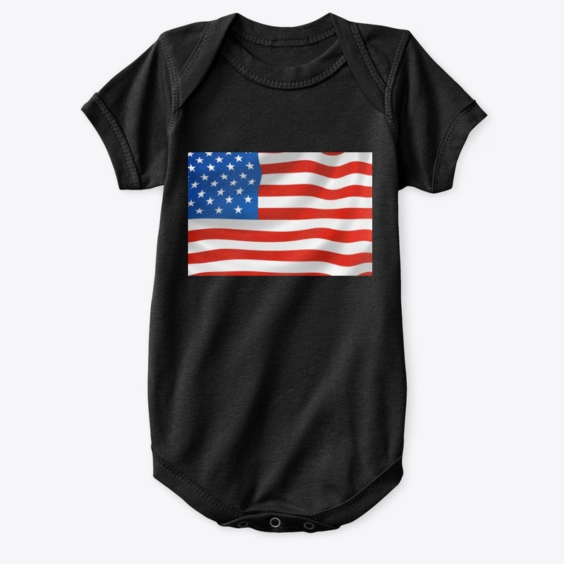 Beautiful American Flag Tee Tshirt