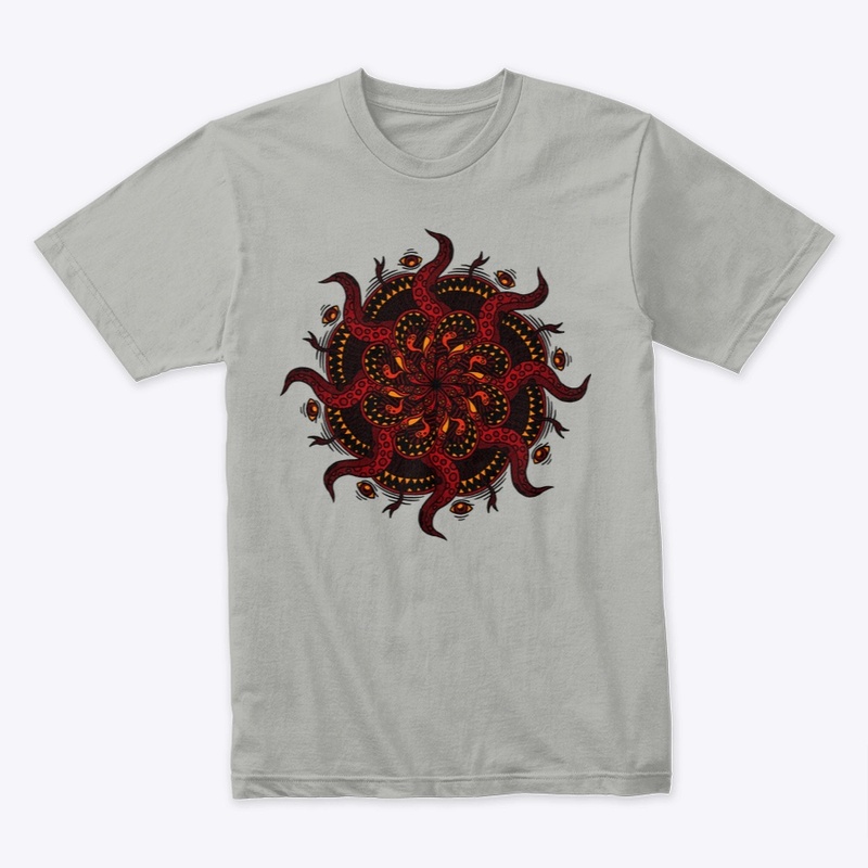 Spooky tentacle mandala