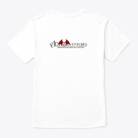 Tentacle Daddy T Shirt In White White T-Shirt Back