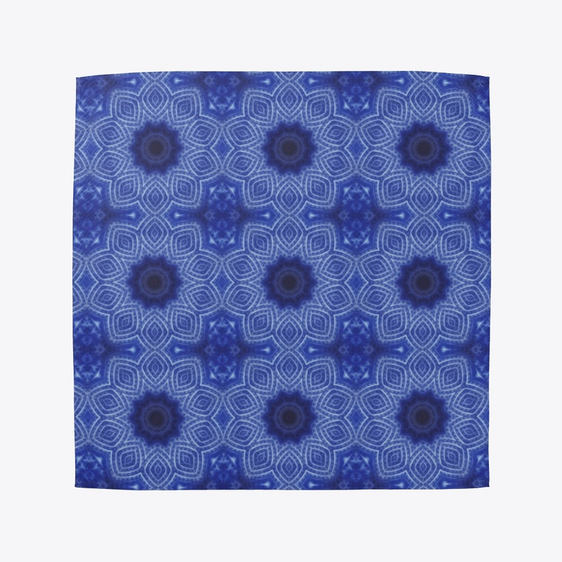 Blue and White Kaleidoscope