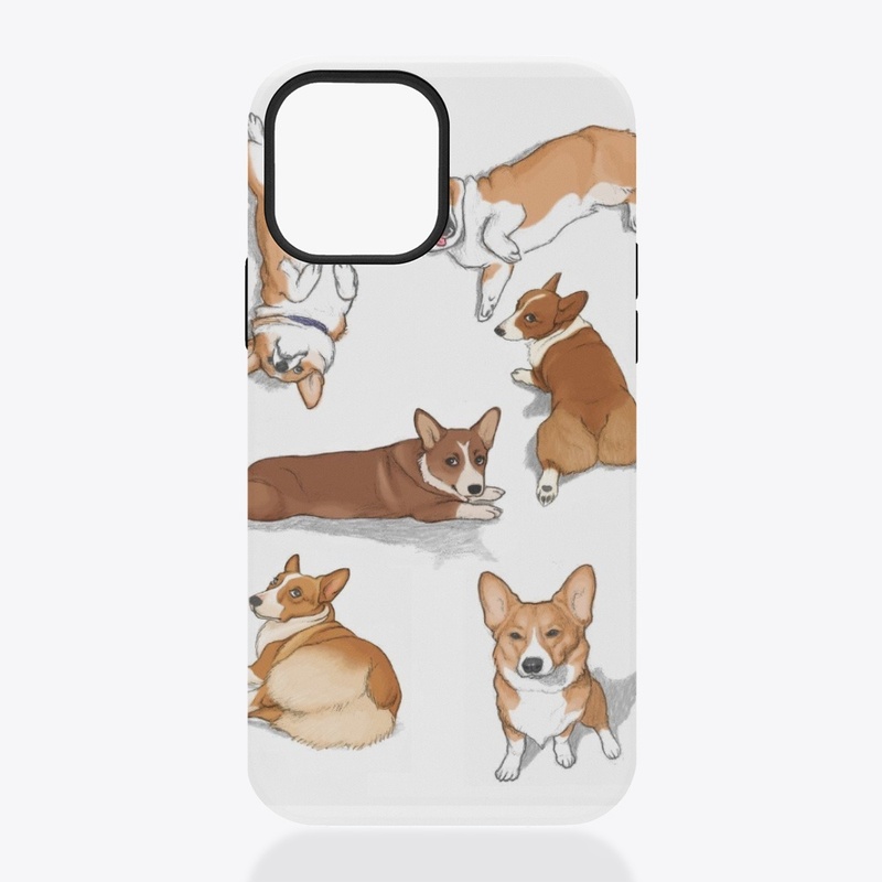 lazy corgis 
