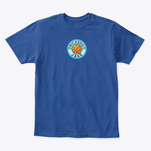 Trickshot Jake Merch Deep Royal  T-Shirt Front