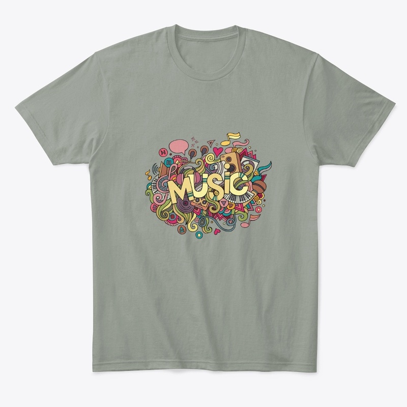 Music quiet t shirts