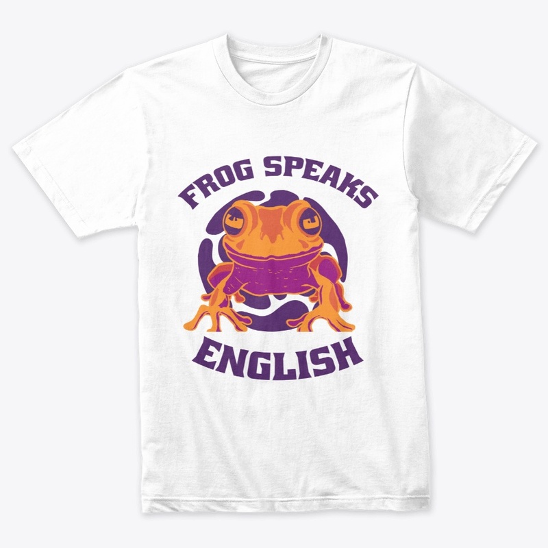 frog speaks english