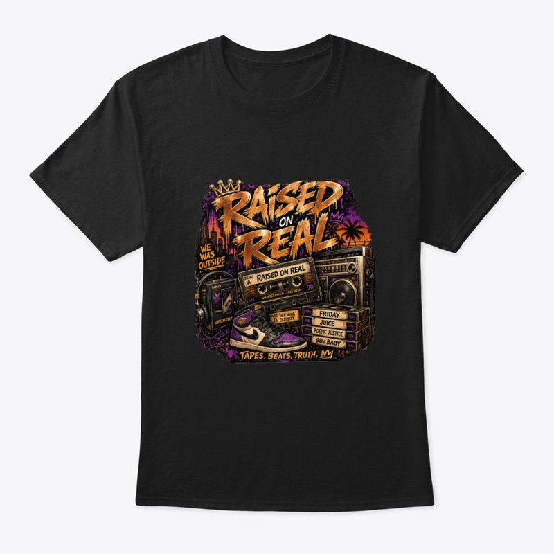 Mens Raised On Real T Shirt