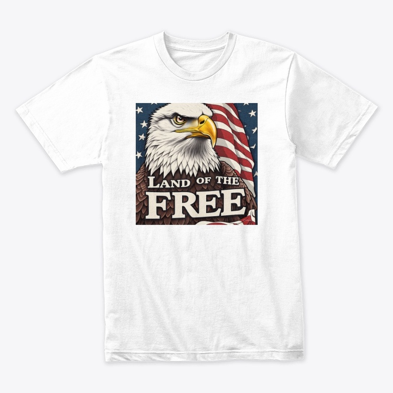 Land of the free for t shirt design