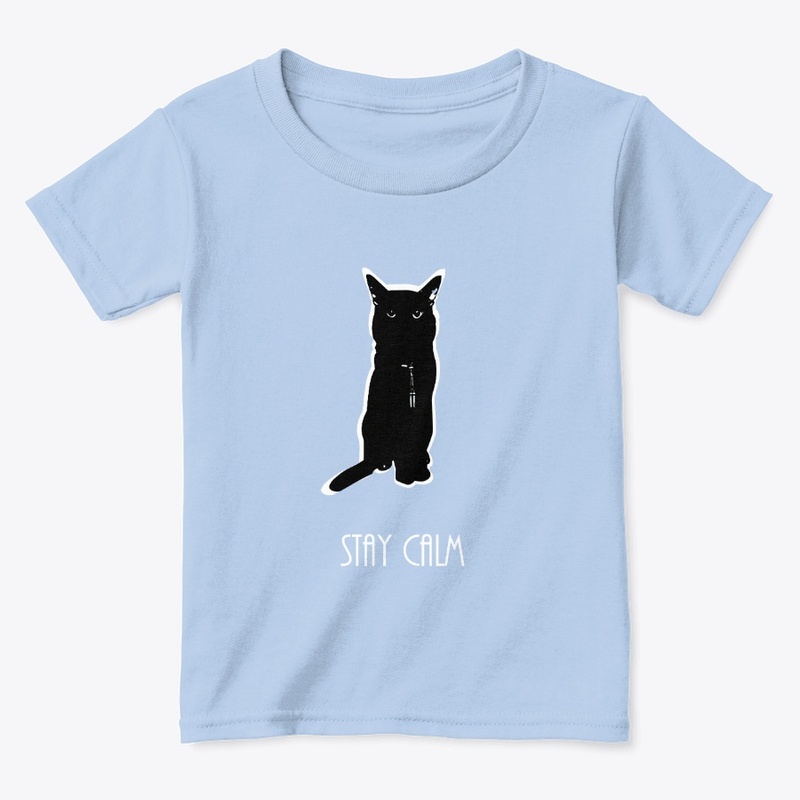 Grumpy Black Cat