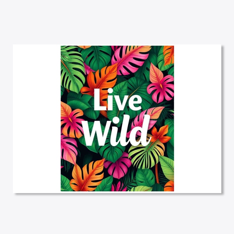 Live Wild: Vibrant Tropical Vibes