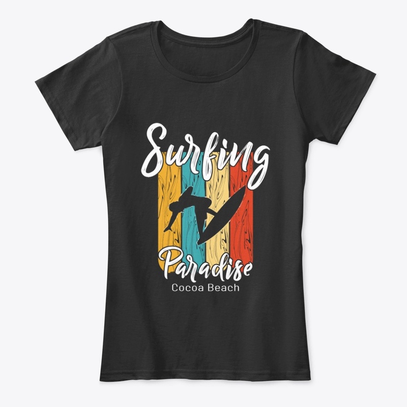 Surfing Paradise Cocoa Beach t shirt
