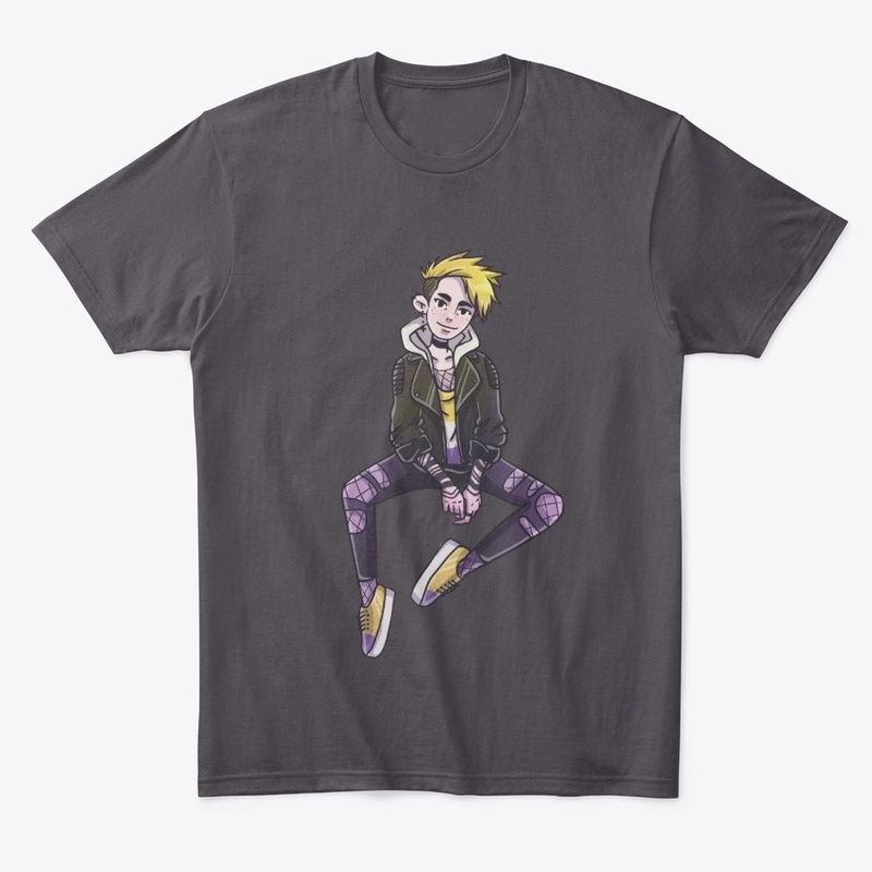 Non-Binary Pride Flag Humanization