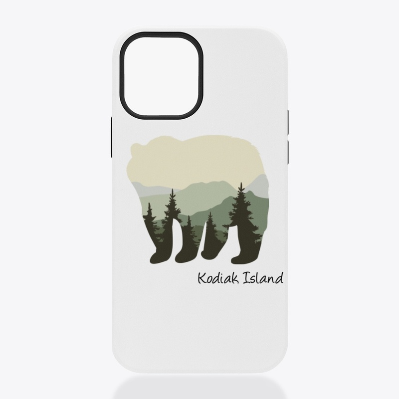 Kodiak Island Bear Silhouette