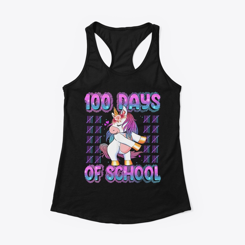 100 Days Of School Unicorn