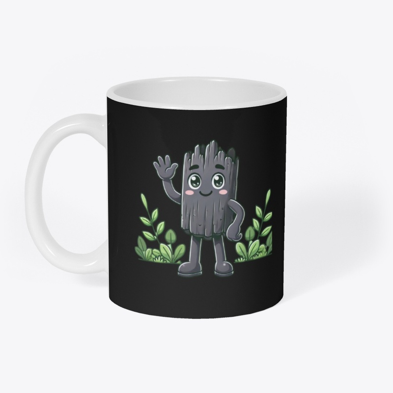 Biochar Cartoon Character
