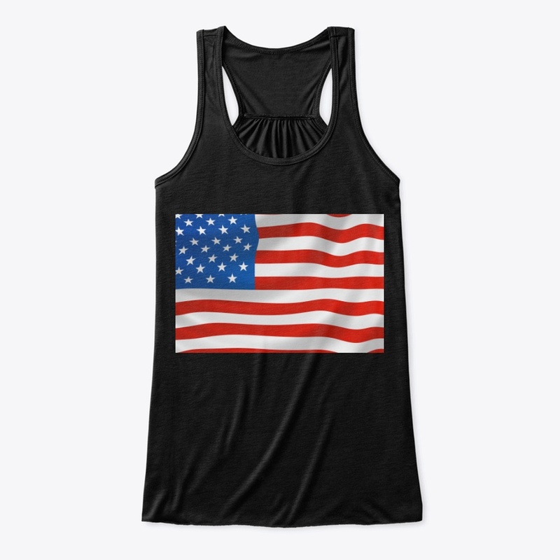 Beautiful American Flag Tee Tshirt