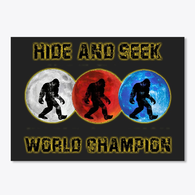 Bigfoot Hide ande seek Sticker