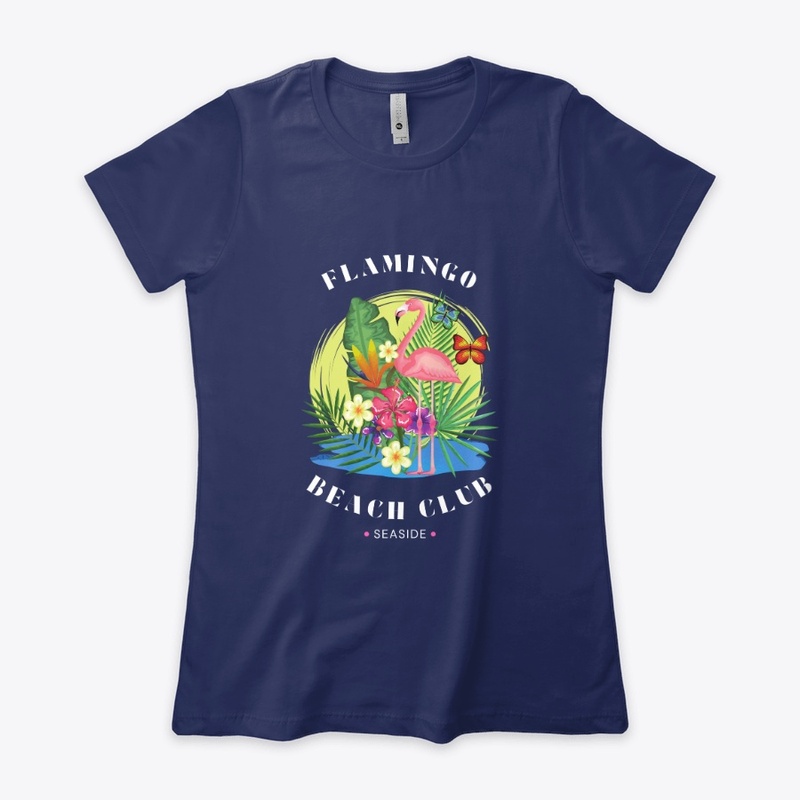Flamingo Beach Club Tee – Seaside Vibes