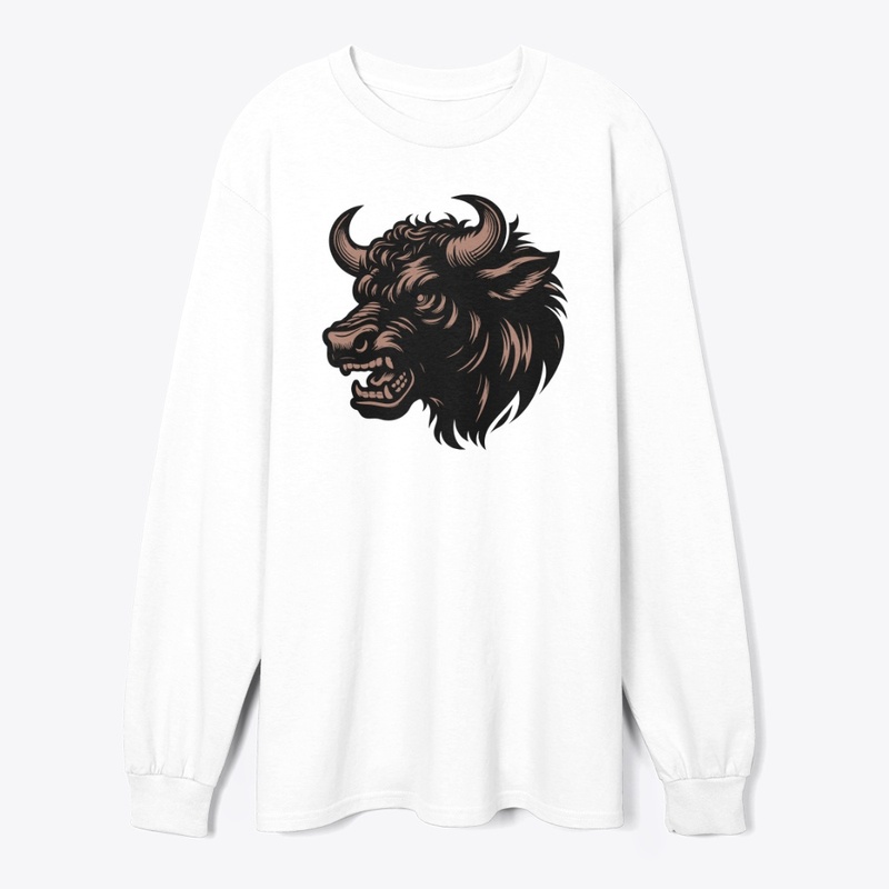 Untamed Cow Head Artwork
